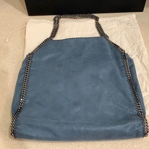 Stella McCartney blue Falabella large tote bag.